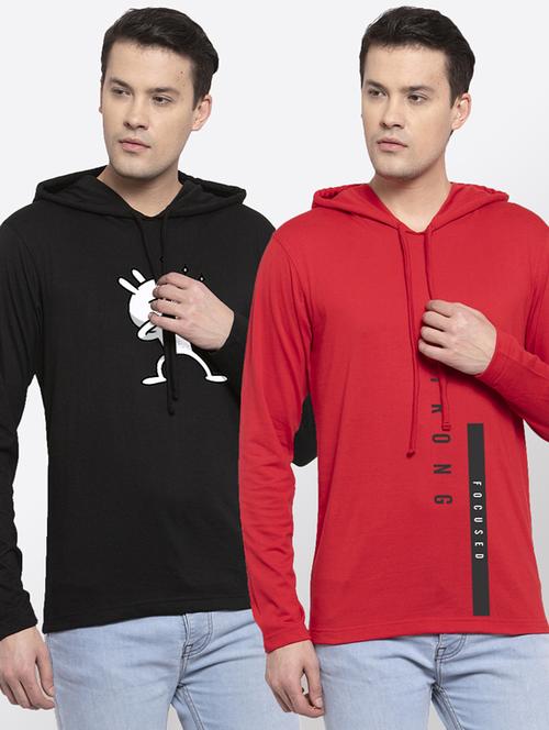 multi colored printed t-shirts combo - 17390502 - Very Small Image - 1