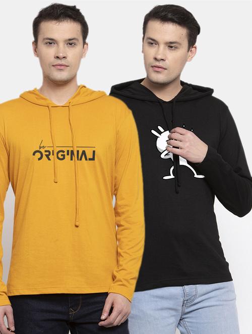 multi colored printed t-shirts combo - 17390716 - Very Small Image - 1