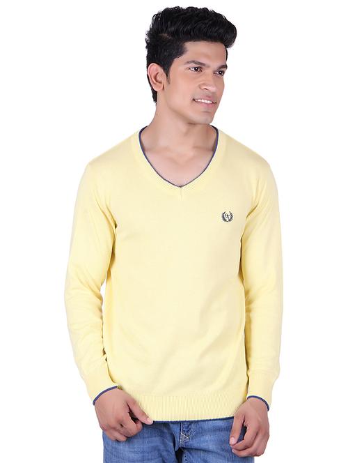 yellow solid pullover - 17391811 - Very Small Image - 1