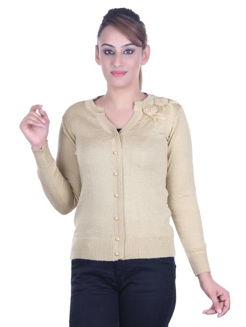v-neck acrylic wool cardigan - 17392003 - Very Small Image - 1