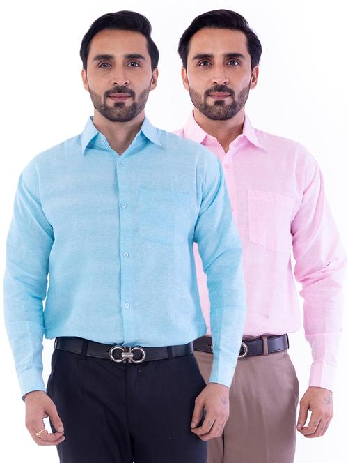 mens solids formal shirt - 17392624 - Very Small Image - 1