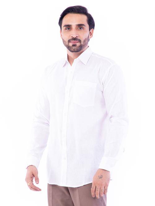 mens solid casual shirt - 17392679 - Very Small Image - 1
