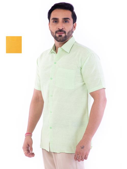 mens solid casual shirt - 17392826 - Very Small Image - 1