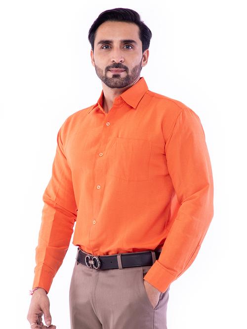 men solid long sleeve formal shirt - 17392983 - Very Small Image - 1
