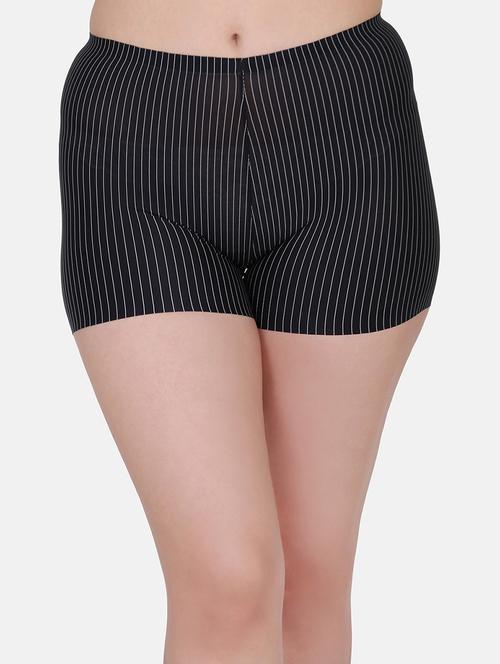 high rise striped boy shorts - 17393076 - Very Small Image - 1
