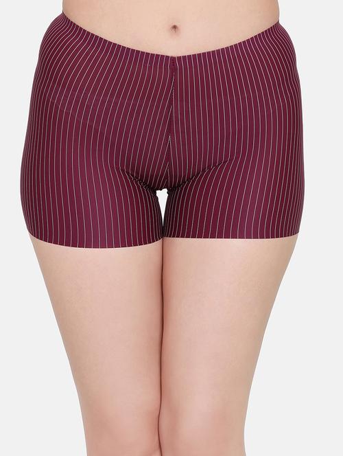 high rise striped boy shorts - 17393077 - Very Small Image - 1