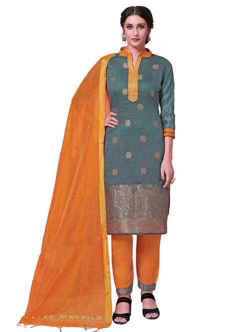 self design unstitched suit - 17393592 - Very Small Image - 1