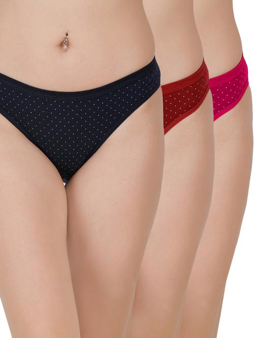 set of 3 polka dot bikini panty - 17395179 - Very Small Image - 1