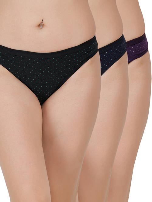 set of 3 polka dot bikini panty - 17395182 - Very Small Image - 1