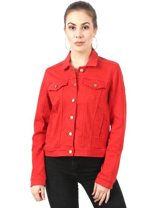red denim jacket - 17395972 - Very Small Image - 1