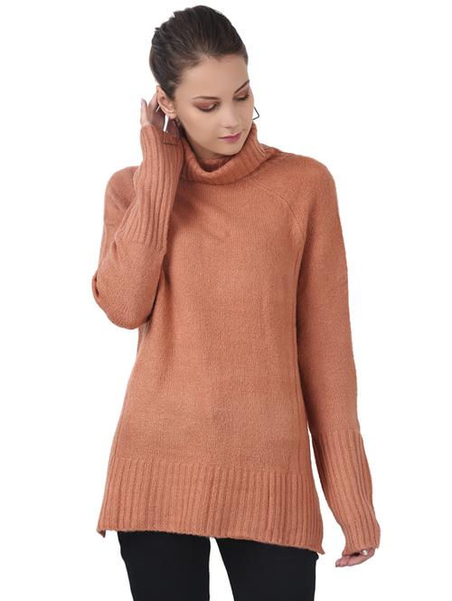 turtle neck long pullover - 17396035 - Very Small Image - 1