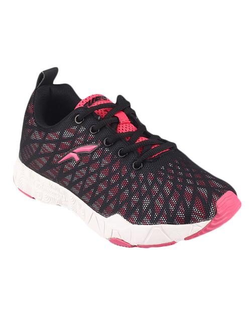 pink mesh laceup sneakers - 17396384 - Very Small Image - 1