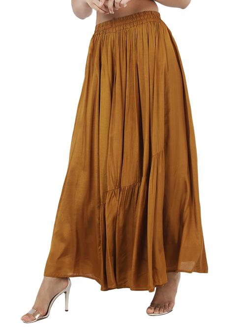 high rise flared skirt - 17396464 - Very Small Image - 1
