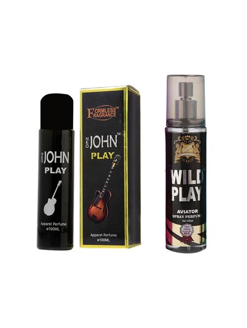 formless combo 100ml john play & wildplay 135 ml aviator spray perfumes(pack of 2) - 17396701 - Very Small Image - 1