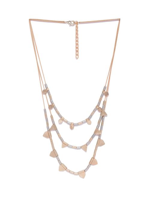 gold metal long necklace - 17397201 - Very Small Image - 1