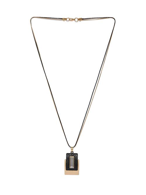 black metal long necklace - 17397222 - Very Small Image - 1