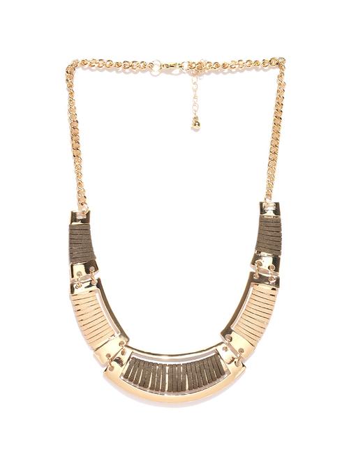 green metal short necklace - 17397234 - Very Small Image - 1