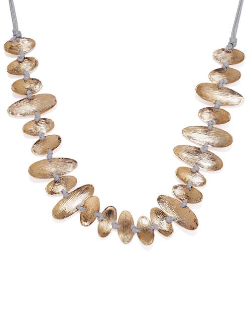 gold metal long necklace - 17397277 - Very Small Image - 1