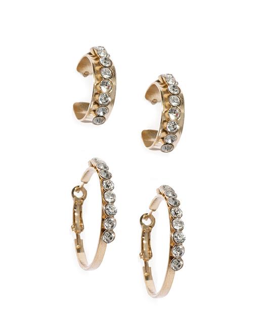 gold metal combo's. earring - 17397585 - Very Small Image - 1