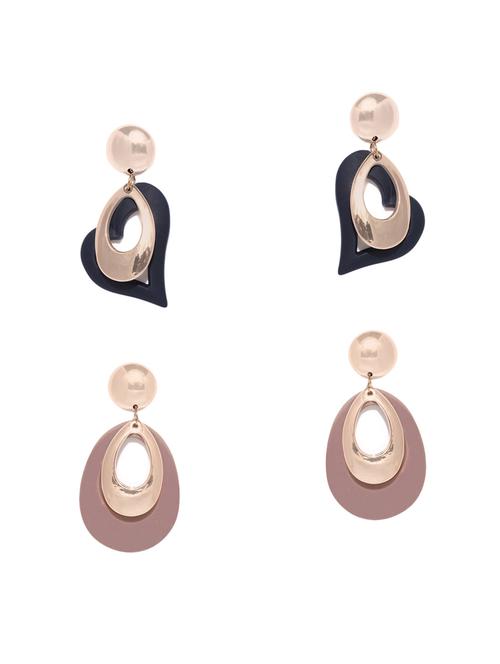 multi colored metal combo's. earring - 17397658 - Very Small Image - 1