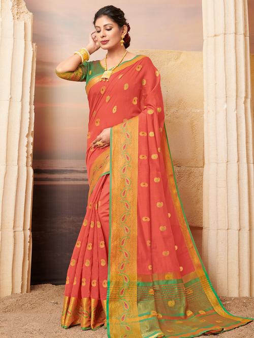 zari work kanjivaram saree - 17397775 - Very Small Image - 1
