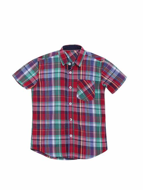 red cotton shirt - 17397824 - Very Small Image - 1