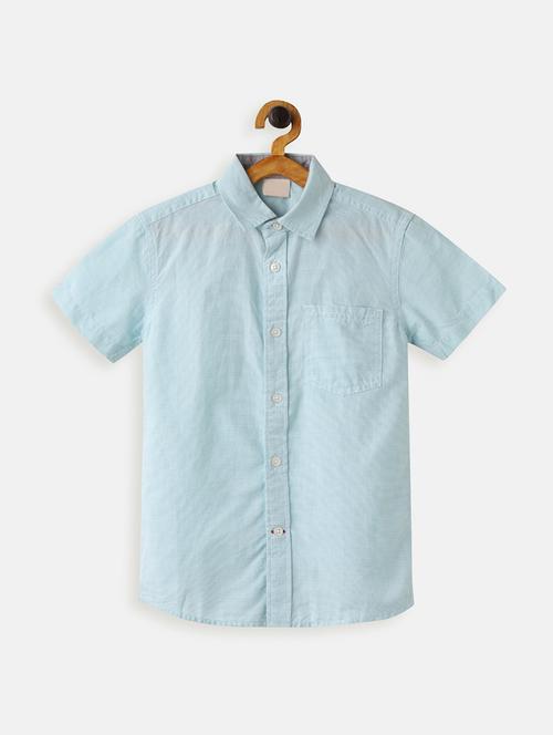 green cotton shirt - 17397846 - Very Small Image - 1