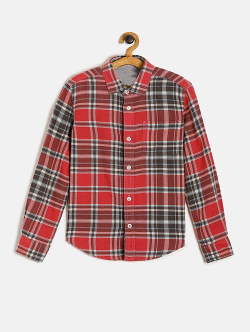 red cotton shirt - 17397886 - Very Small Image - 1