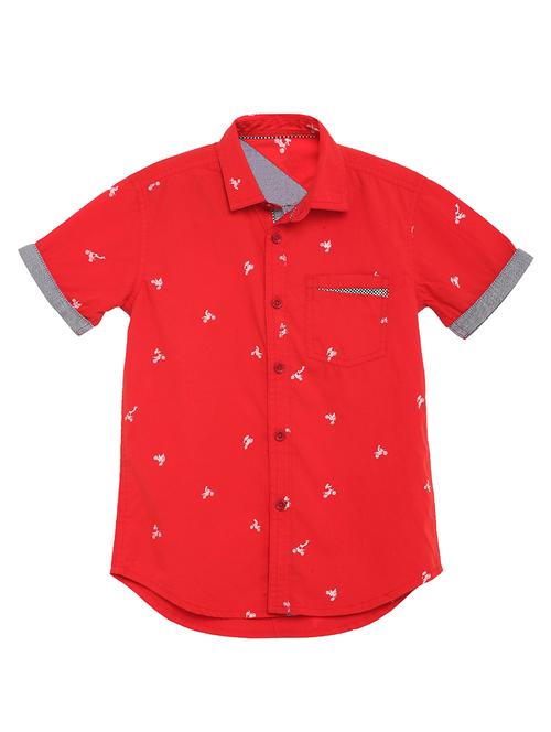 red cotton shirt - 17397933 - Very Small Image - 1