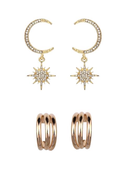 multi colored metal combo's. earring - 17398188 - Very Small Image - 1