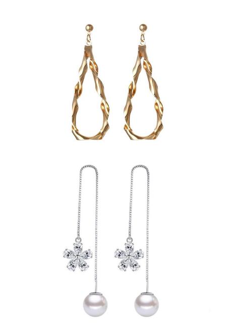multi colored metal combo's. earring - 17398205 - Very Small Image - 1