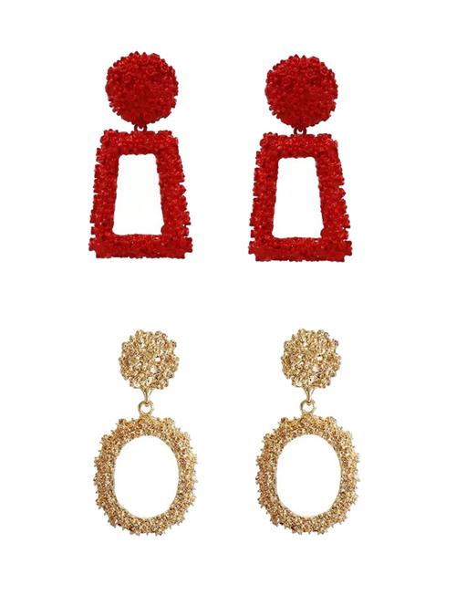 multi colored metal combo's. earring - 17398223 - Very Small Image - 1