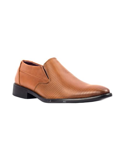 tan pu slip on shoes - 17398306 - Very Small Image - 1