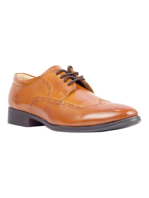tan pu slip on derbies - 17398340 - Very Small Image - 1