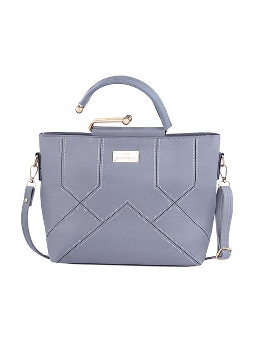 purple leatherette (pu) regular handbag - 17398460 - Very Small Image - 1