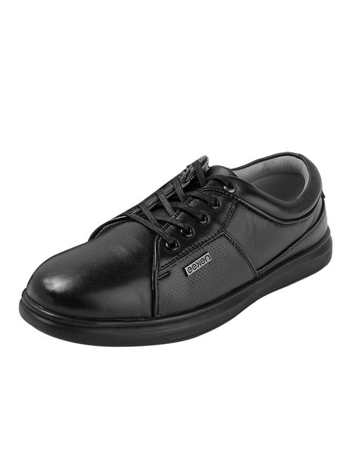 black leather lace up sneakers - 17399159 - Very Small Image - 1
