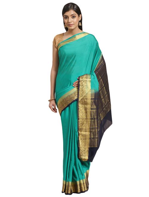 zari work woven saree - 17399640 - Very Small Image - 1
