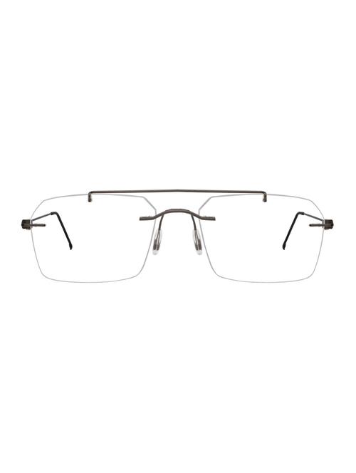zyaden rectangular unisex rimless frame (rim-182) - 17399802 - Very Small Image - 1