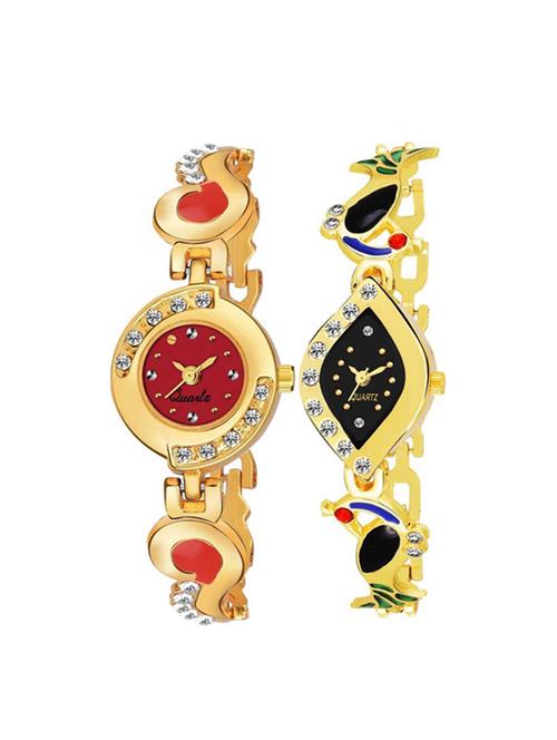 pack 2 best artist designer party-wedding bangle watch - 17400339 - Very Small Image - 1