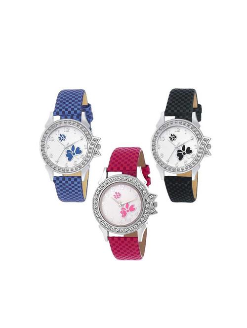 women analog analog watches (pack of 3) - 17400355 - Very Small Image - 1