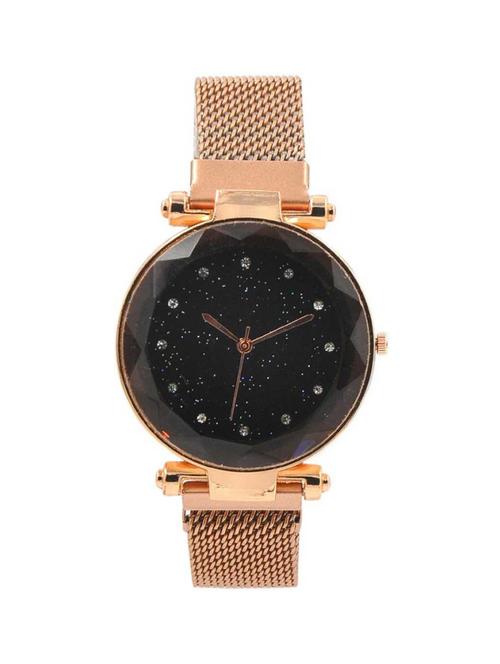 bolun luxury mesh magnet buckle starry sky quartz watches for girls fashion mysterious rose gold lady analog watch - 17400675 - Very Small Image - 1