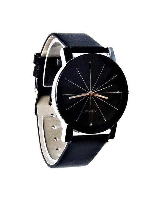 bolun new diamond cut glass leather belt watch for women analog watch - 17400840 - Very Small Image - 1