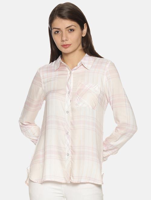 long sleeved checkered shirt - 17401343 - Very Small Image - 1