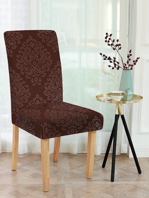 stylish soft elastic chair cover pack of 1 - 17402942 - Very Small Image - 1