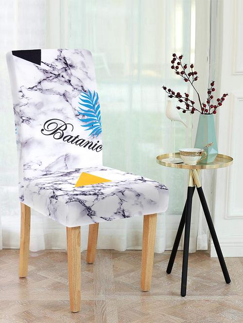 stylish soft elastic chair cover pack of 1 - 17402948 - Very Small Image - 1