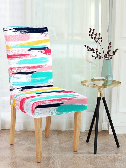 stylish soft elastic chair cover pack of 1 - 17402960 - Very Small Image - 1