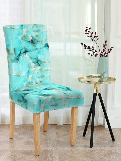 stylish soft elastic chair cover pack of 4 - 17402970 - Very Small Image - 1