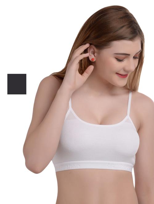 set of 2 solid sports bra - 17403253 - Very Small Image - 1