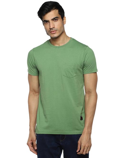green solid t-shirt - 17405456 - Very Small Image - 1