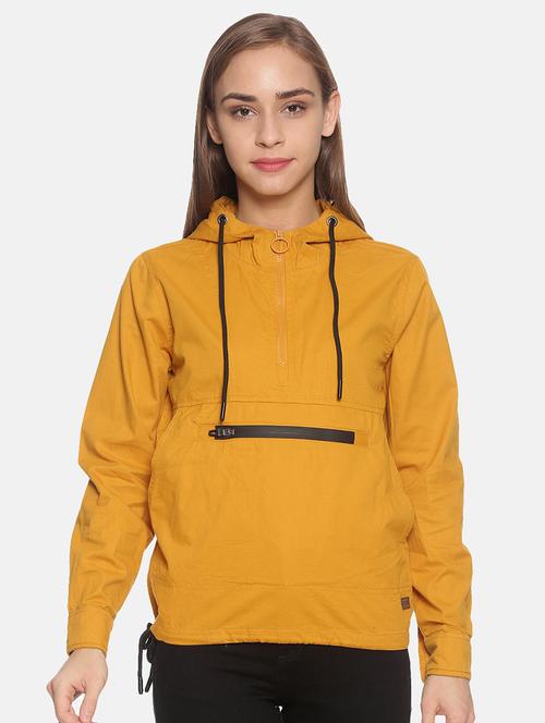 hooded neck solid sweatshirt - 17405598 - Very Small Image - 1
